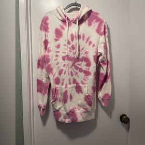 Spiritual Gangster hoodie tie dye sweatshirt dress/cover up